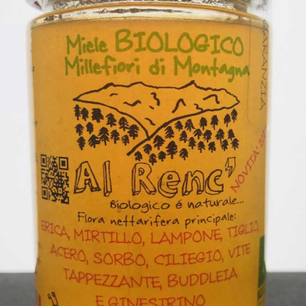 Miele BIOLOGICO Millefiori di Montagna 800m (NOVITA' 2022)