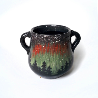 tazza aurora boreale Dancing Star
