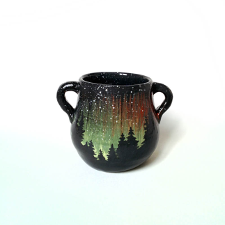 tazza aurora boreale Dark Forest