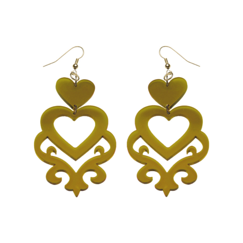 Orecchini Doppio Cuore