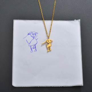 CREA IL TUO DESIGN-Collana con il tuo disegno
