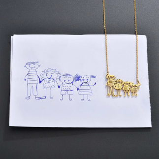 CREA IL TUO DESIGN-Collana con il tuo disegno