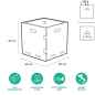 Pouf contenitore per la cameretta Poufpotai Pouf contenitore per la cameretta Poufpotai