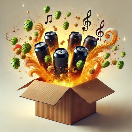 Box Multisensoriale | 6 Birre Artigianali & 6 Canzoni