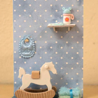 Biglietto di auguri per nascita bambino
